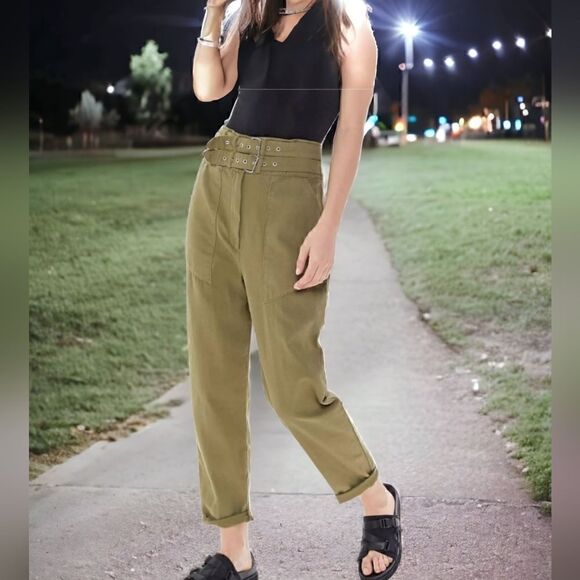 Urban Outfitters Pants - Urban Outfitters Darcie Double Belted Utility Pant Size 4